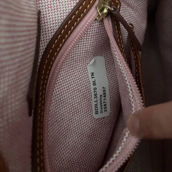 Dooney & Bourke Black and Brown Bucket Bag with Timeless Elegance - Picture 10 of 11